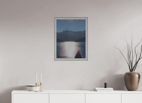 45 x 60 cm, wahre Natur Sternenglanz im See